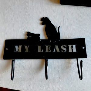 Black My Leash Leash Hook